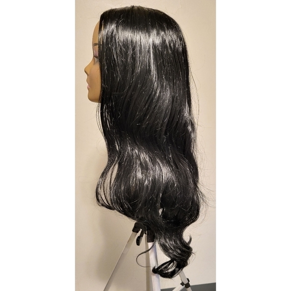 Skin Top Part Wig - Black - Picture 4 of 7
